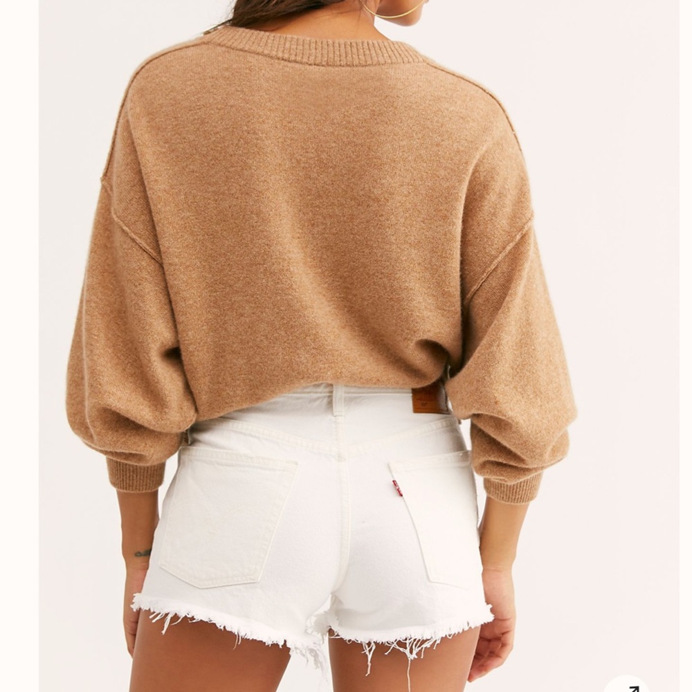 LEVI’S 501 MID~RISE SHORTS  WHITE💕 - Picture 4 of 8